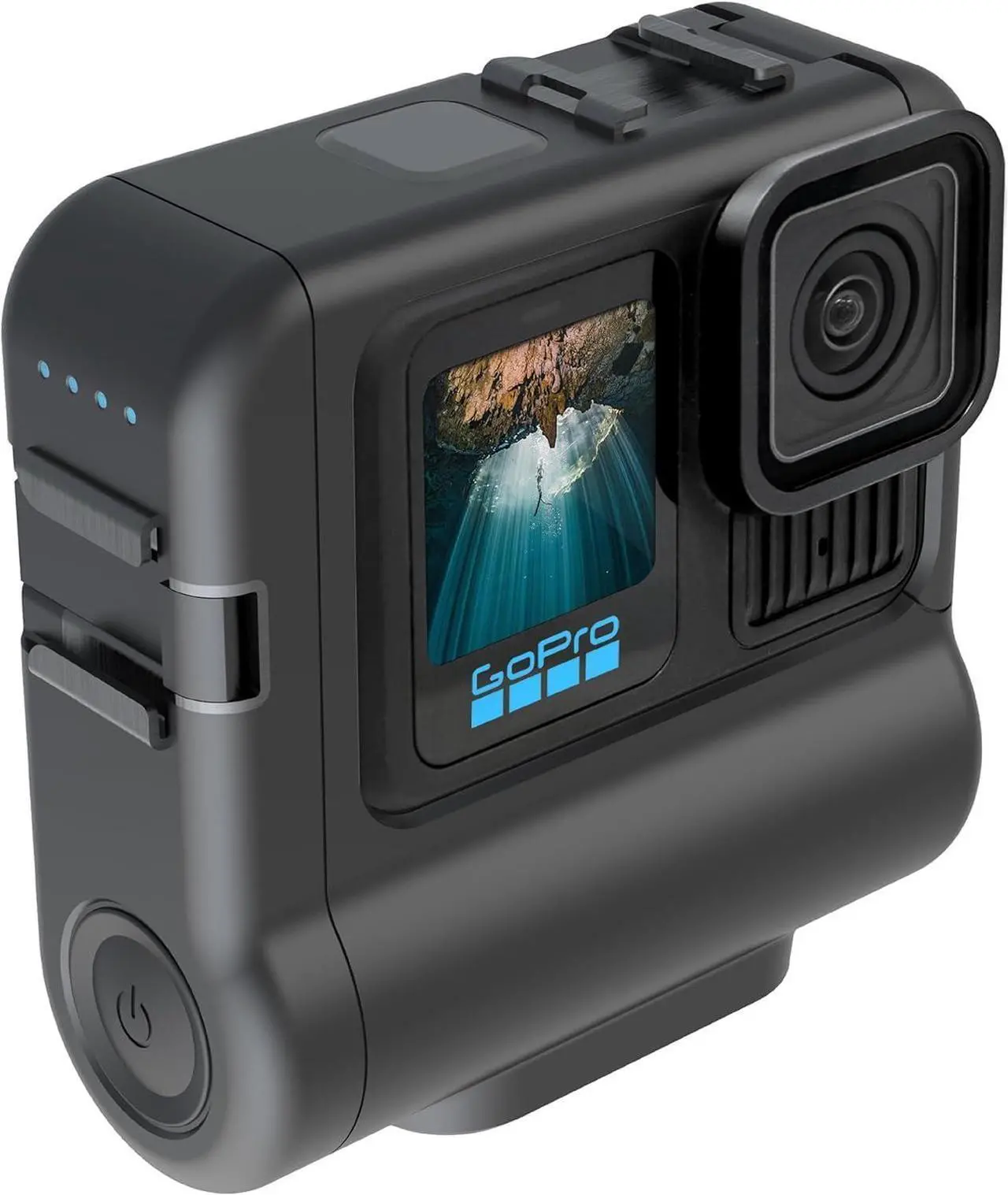 Main image of Extended Battery Module for GoPro Hero 13/12/11/10/9 IP68 Waterproof 33FT Dustproof Rechargeable Pass Through Power Bank Backup Housing Frame Case with Built-in Charging Battery for GoPro