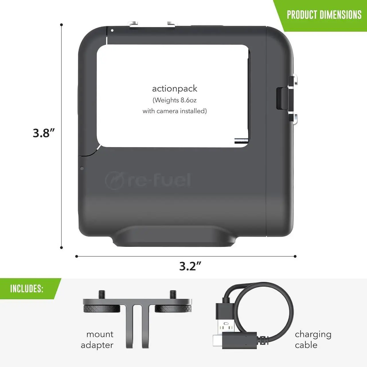 Alt view image 4 of 7 - Extended Battery Module for GoPro Hero 13/12/11/10/9 IP68 Waterproof 33FT Dustproof Rechargeable Pass Through Power Bank Backup Housing Frame Case with Built-in Charging Battery for GoPro