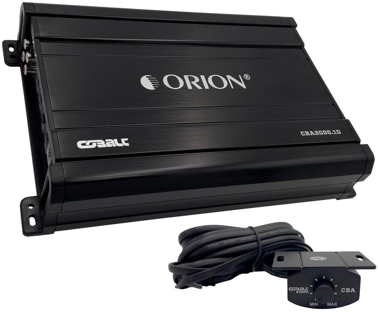 Main image of CBA2000.1D Monoblock 1-Channel Class D Amplifier for Car Subwoofer, 2000W, 2/4 Ohm Stable, Adjustable Low Pass & Subsonic Filter with Bass Boost, MOSFET Power Supply, Bass Knob Included