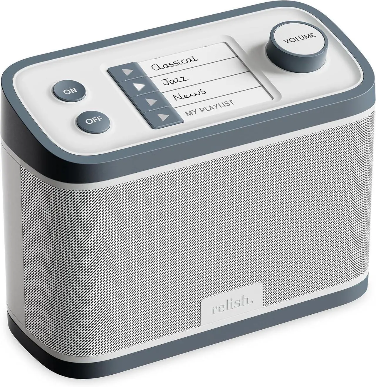 Main image of Simple Portable FM Radio and MP3 Music Player for Seniors, Elderly or Visually Impaired  Large Buttons, Simple Design, Easy to Use