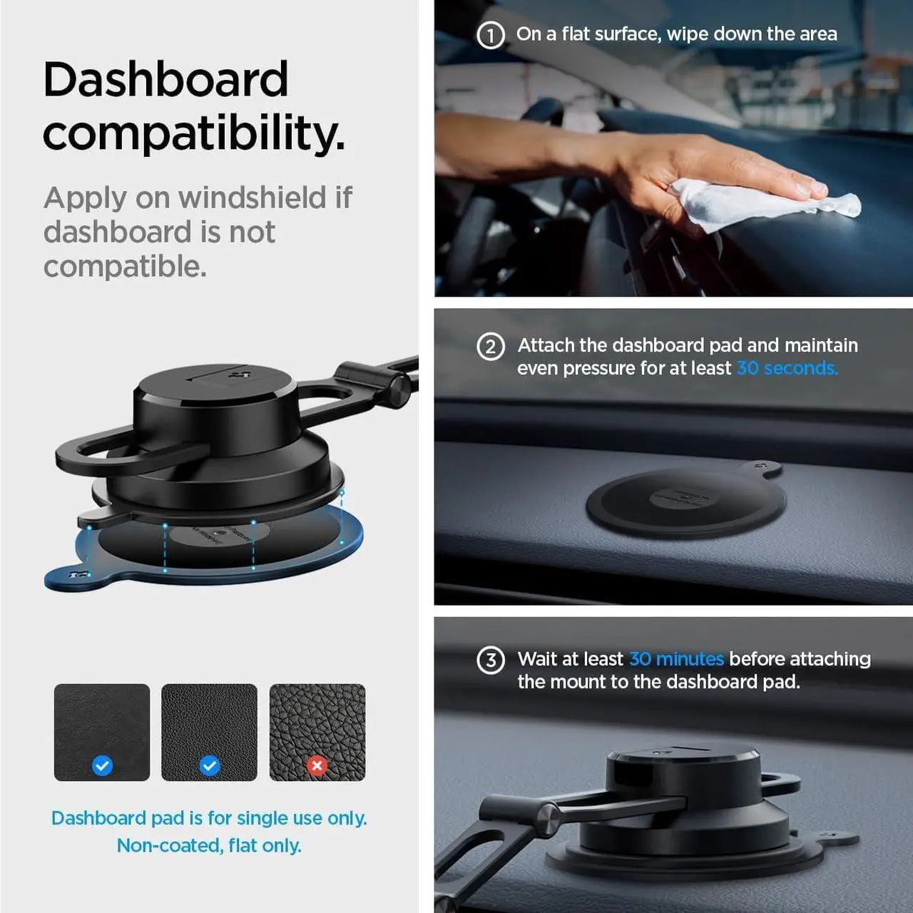 Alt view image 3 of 7 - OneTap Pro 3 Cryomax (Fast Charging with Ultra-Quiet Noiseless Cooling) Wireless MagSafe Car Mount Charger Dashboard Designed for iPhone 16 Pro Max, 16 Pro, 16 Plus, 15, 14, 13, & 12 Series