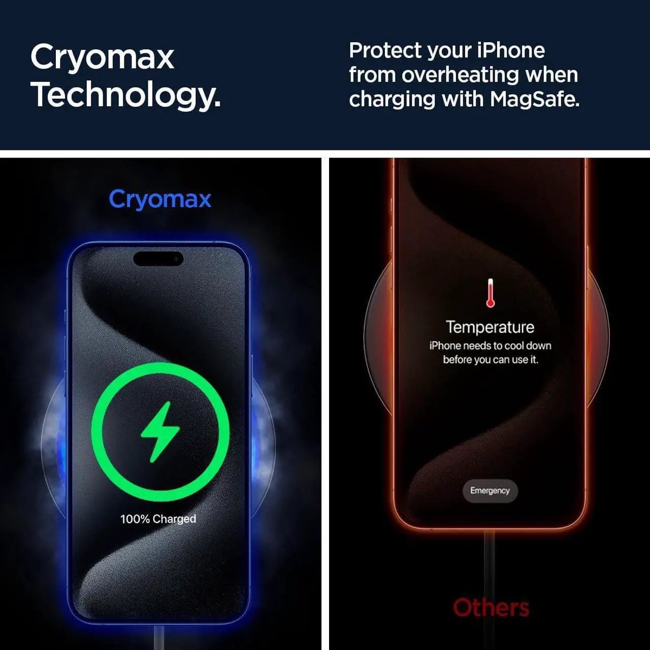 Alt view image 4 of 7 - OneTap Pro 3 Cryomax (Fast Charging with Ultra-Quiet Noiseless Cooling) Wireless MagSafe Car Mount Charger Dashboard Designed for iPhone 16 Pro Max, 16 Pro, 16 Plus, 15, 14, 13, & 12 Series