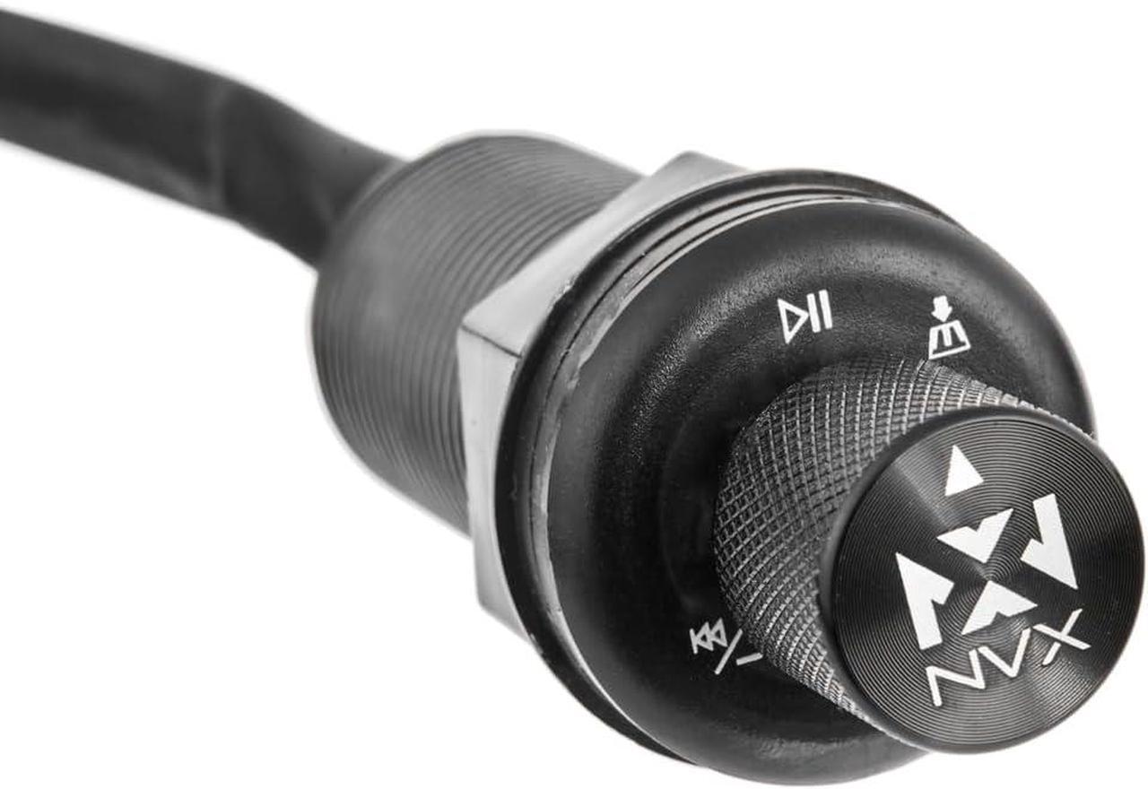 Main image of Universal Bluetooth Audio Receiver & Volume/Playback Controller Knob for Cars, Trucks, Motorcycles, ATVs & Boats