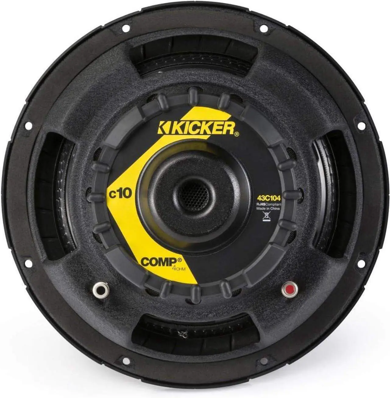 Alt view image 4 of 7 - 10-inch (25cm) Subwoofer, 4-Ohm, RoHS Compliant