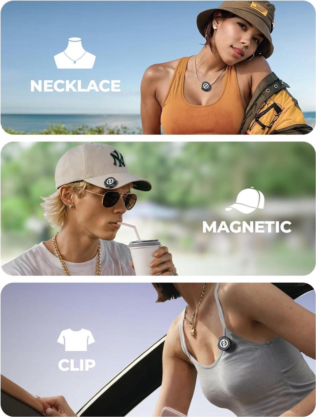 Alt view image 3 of 7 - Lark M2 Wireless Lavalier Microphone for iPhone/Android/Camera/PC/Laptop with Lightning/USB-C/Plug, 48KHz 24Bit, 1000ft Range, Noise Cancellation, 30H Battery for Video Recording, Streaming