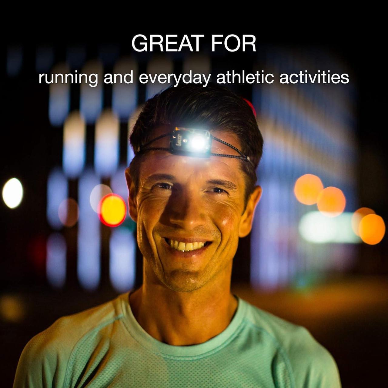Alt view image 2 of 7 - Ultra-Compact Rechargeable Headlamp Designed for Everyday Athletic Activities - Black