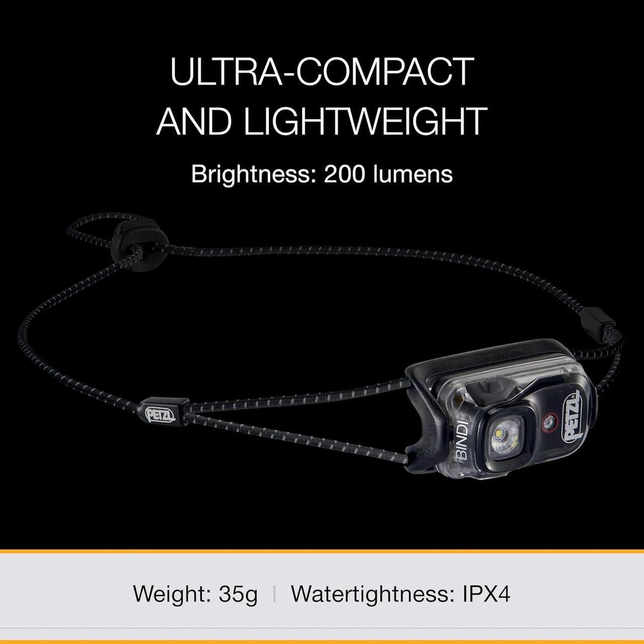 Alt view image 4 of 7 - Ultra-Compact Rechargeable Headlamp Designed for Everyday Athletic Activities - Black