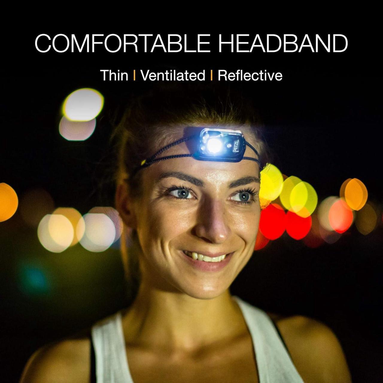 Alt view image 6 of 7 - Ultra-Compact Rechargeable Headlamp Designed for Everyday Athletic Activities - Black