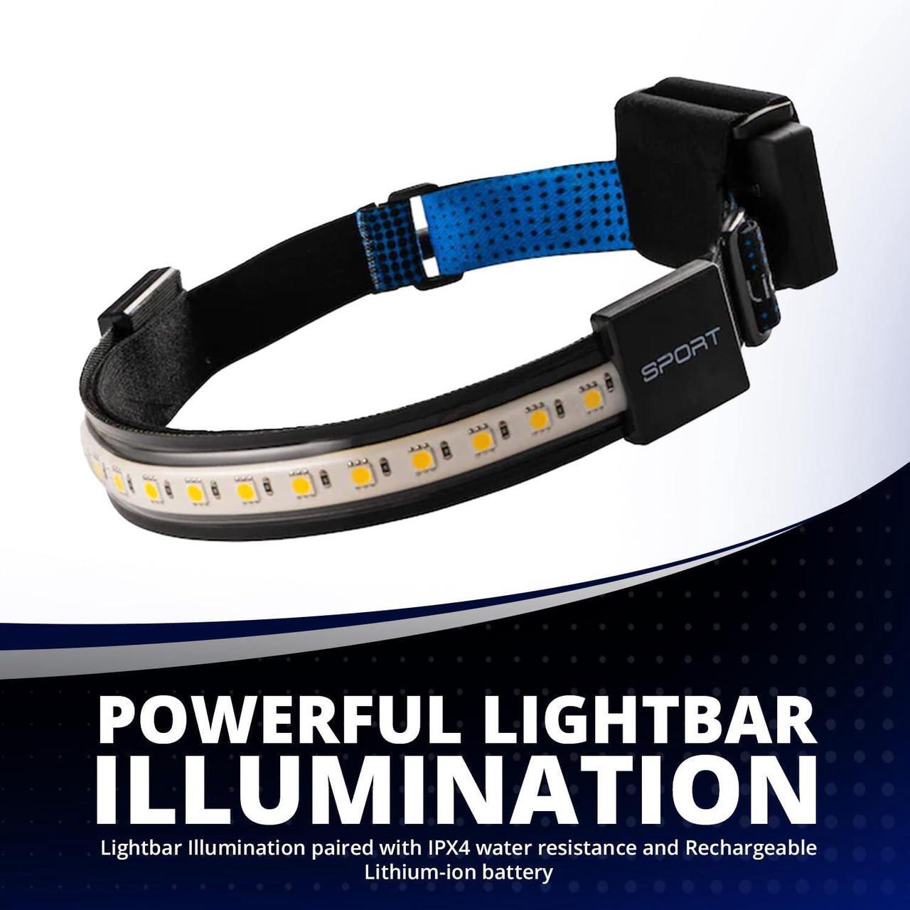 Alt view image 5 of 7 - LED Headlamp, 300 to 500 Lumens, Spot Light Mode and Red Light Modes Available On Select Models - Perfect for Camping Running Biking Fishing Construction