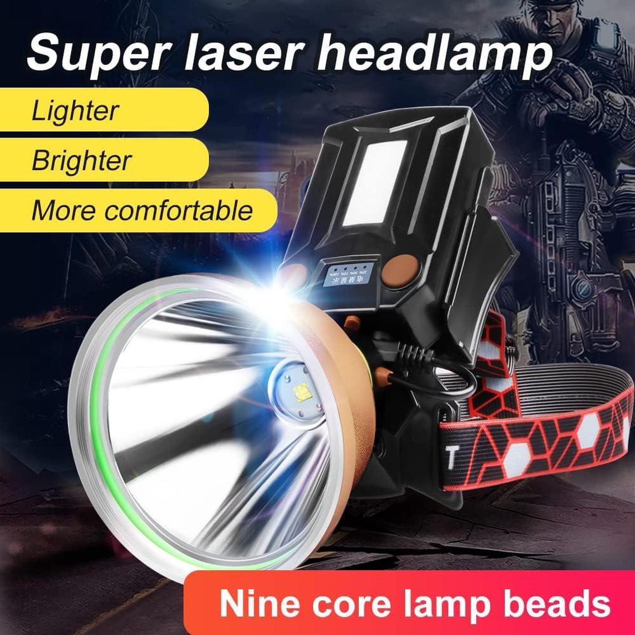 Alt view image 2 of 7 - Coon Hunting Lights,High Power LED Headlamp,Super Bright Rechargeable Headlight,Waterproof Outdoor Spotlight Flashlight,Portable Green red Head lamp for Fishing Camping