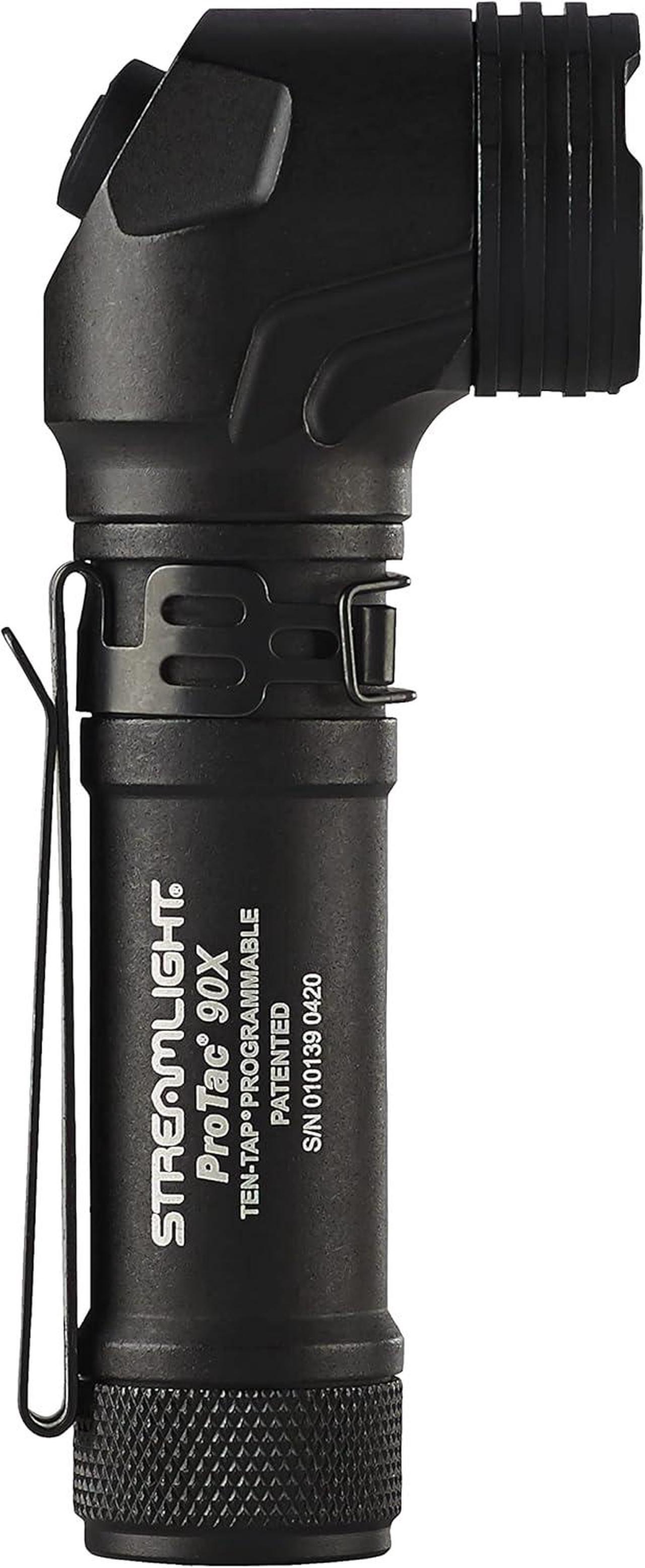 Alt view image 5 of 7 - 88095 ProTac 90X Right Angle Multi-Fuel Tactical Flashlight with USB Cord and Holster, Black