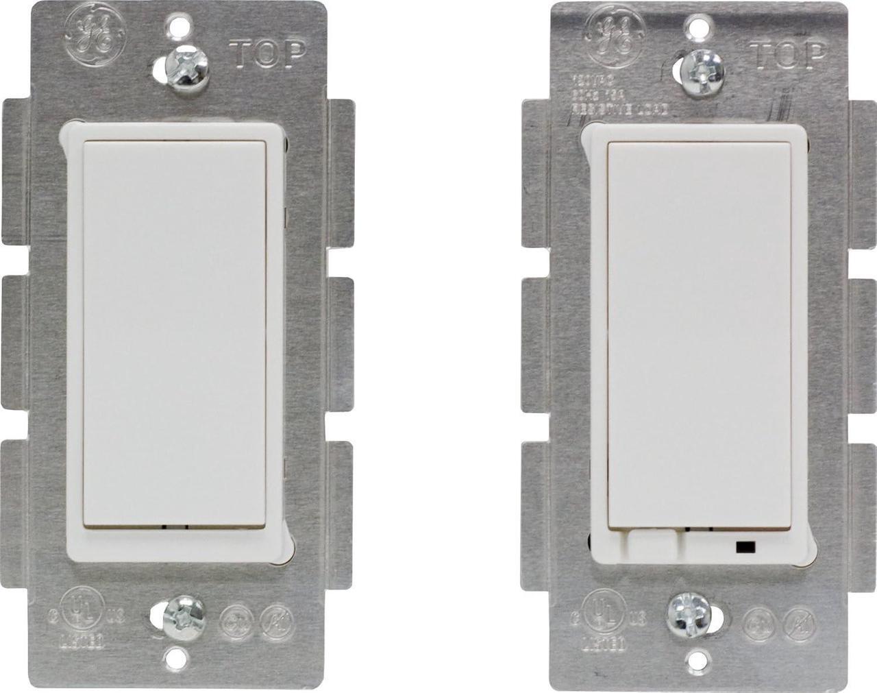 Alt view image 2 of 3 - GE by Jasco Wireless Lighting Control Three-Way On/Off Kit, Works with Alexa (Retail Packaging)
