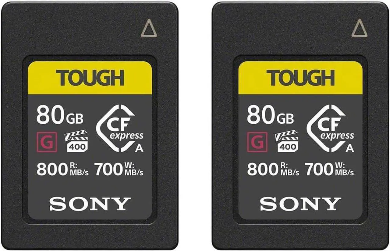 Main image of Sony CFexpress Type A 80GB Memory Card (2-Pack) Bundle (2 Items)