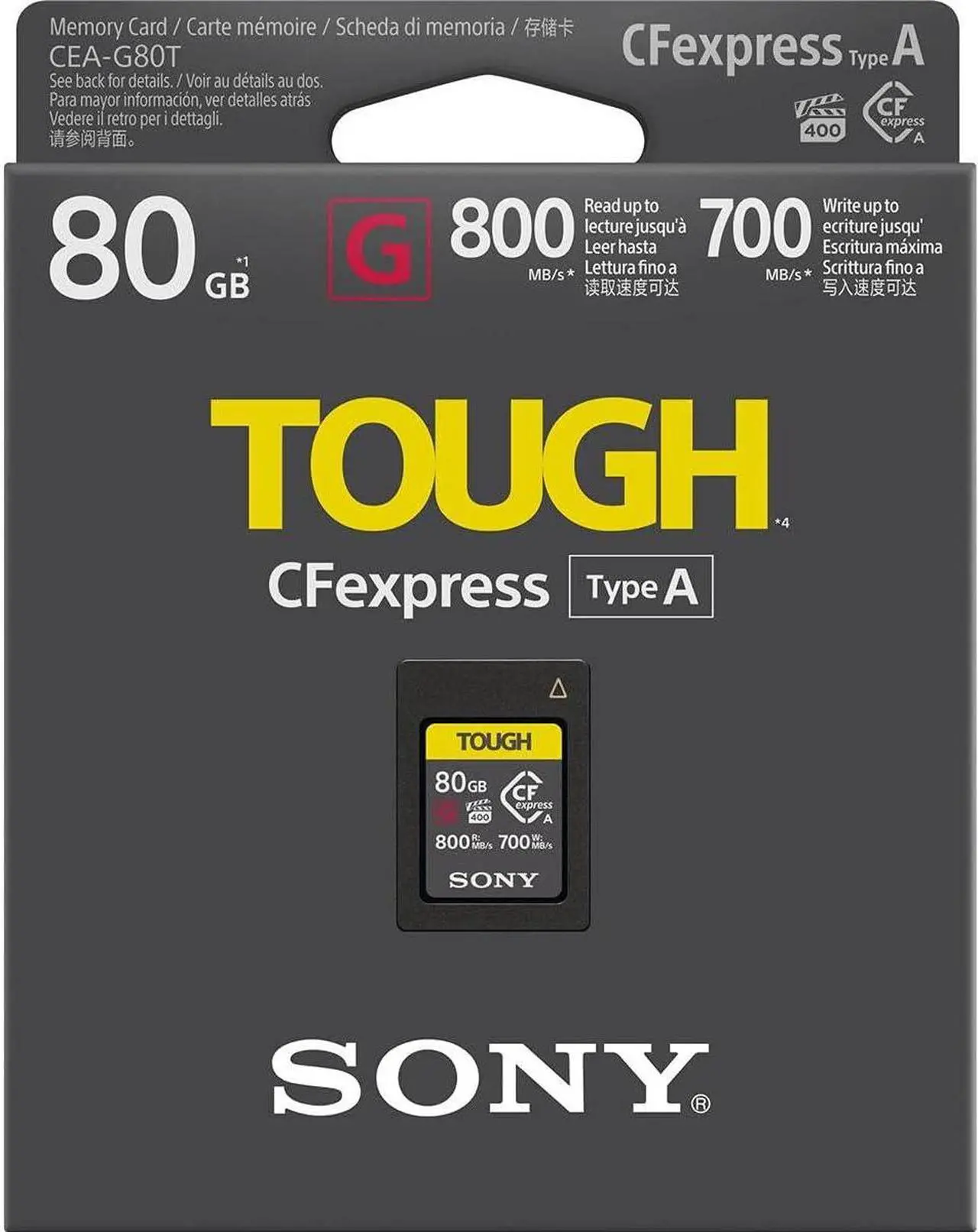 Alt view image 3 of 3 - Sony CFexpress Type A 80GB Memory Card (2-Pack) Bundle (2 Items)