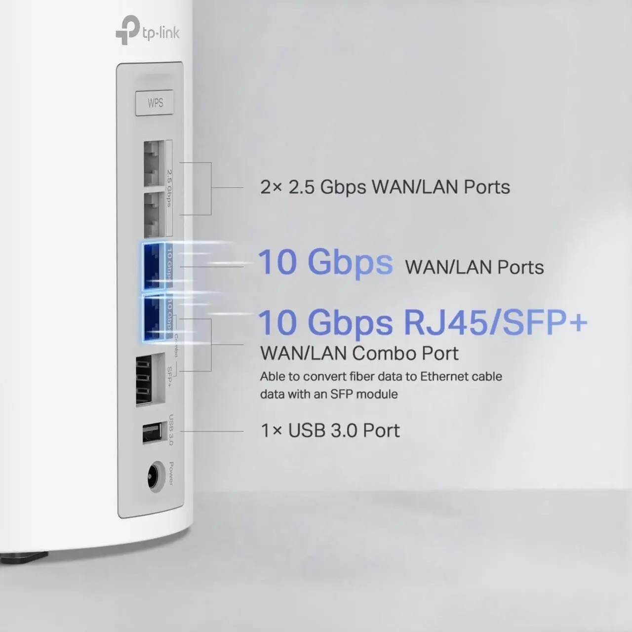 Alt view image 5 of 6 - TP-Link Tri-Band WiFi 7 BE22000 Whole Home Mesh System (Deco BE85) | 12-Stream 22 Gbps | 2× 10G + 2× 2.5G Ports Wired Backhaul, 8× High-Gain Antennas | VPN, AI-Roaming, 4×4 MU-MIMO, HomeShield(3-Pack)
