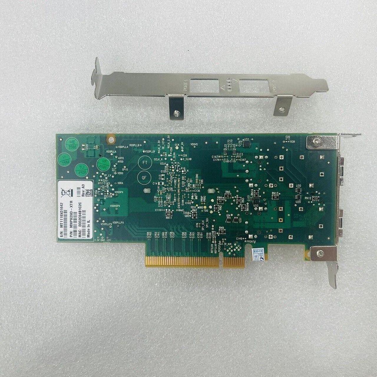 Alt view image 2 of 3 - Mellanox MNPH29D-XSR ConnectX-2 Dual 10GbE SFP+ Network Adapter