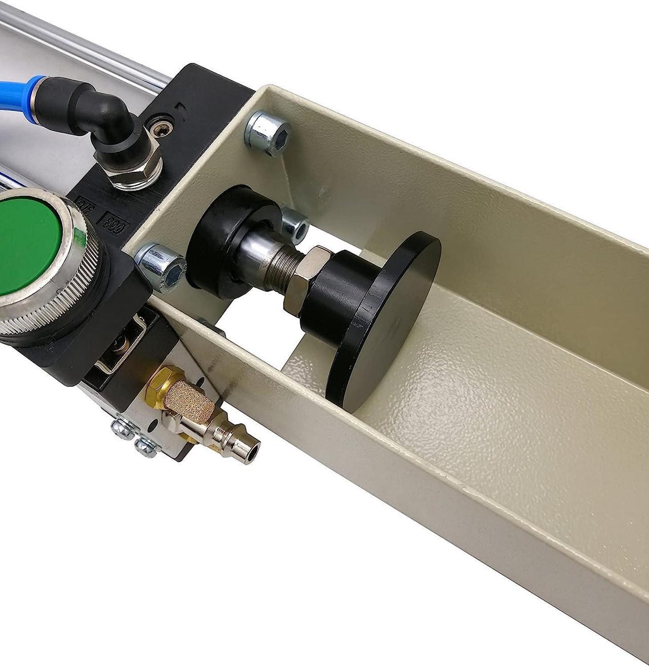 Alt view image 6 of 6 - Aluminum Can Crusher, Heavy Duty Pneumatic Cylinder Soda Beer Can Crusher, Eco-Friendly Recycling Tool (Countertop Button Valve)