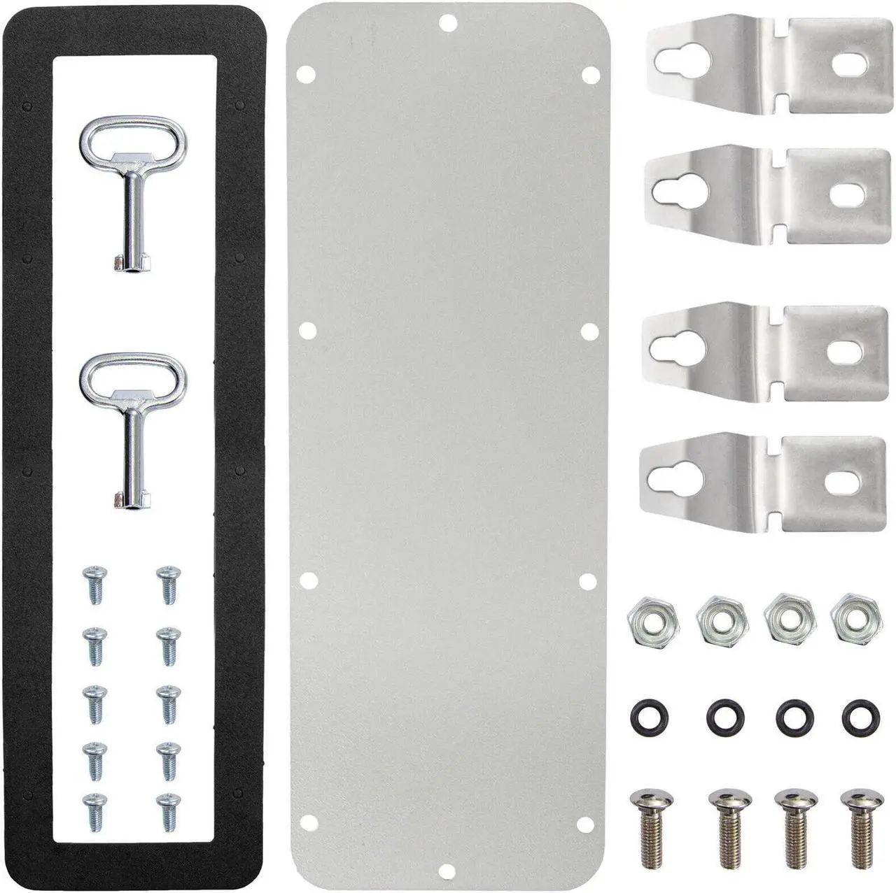 Alt view image 5 of 7 - 24x16x12'' Carbon Steel Electrical Enclosure IP65 Wall Mount Junction Box