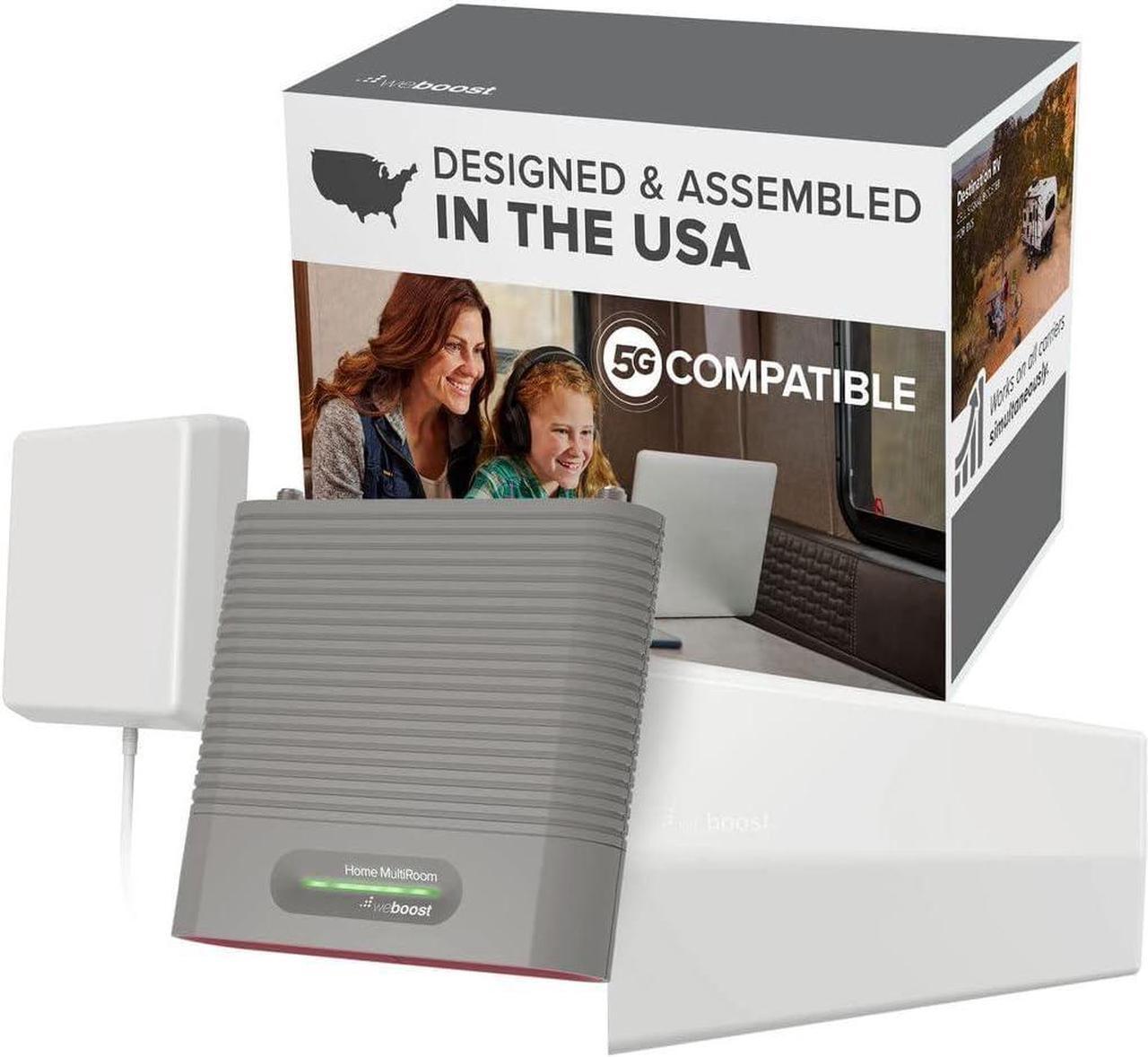 Main image of Destination RV - Cell Phone Signal Booster for Stationary Use | Boosts 5G & 4G LTE for All U.S. & Canadian Carriers - Verizon, AT&T, T-Mobile, more | Made in the U.S. | FCC Approved (470159)