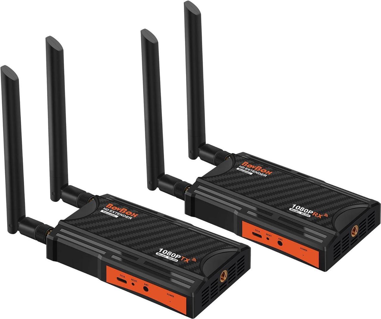 Main image of Wireless HDMI Transmitter and Receiver,1080P Full HD Wireless HDMI Extender Kit 820FT with HDMI Loop-Out and Support IR Remote Streaming from PC,Camera,Laptop,Netflix,Ps4/5 to HDTV/Projector/DSLR