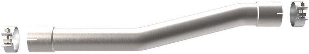 Alt view image 2 of 5 - Apollo GT Series 409 Stainless Steel Muffler Delete Pipe GM for Silverado/Sierra