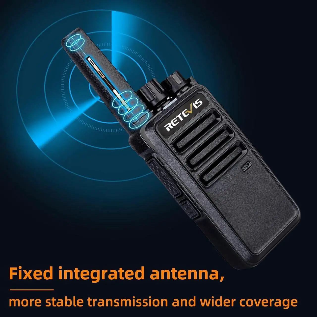 Alt view image 4 of 6 - RT68 Walkie Talkies Rechargeable,Portable FRS Two-Way Radios for Adults,Heavy Duty 2 Way Radios Long Range,USB Charging Base,License Free Radios Walkie Talkie for Road Trip Camping (2 Pack)