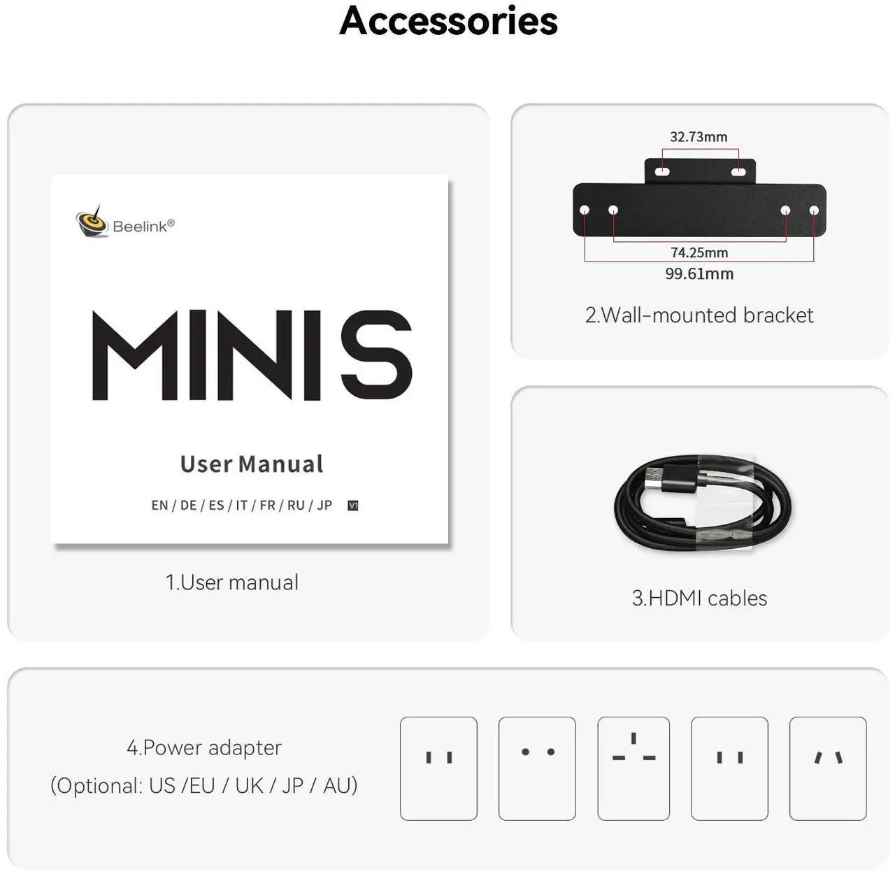 Alt view image 7 of 7 - Beelink Mini PC N100  Intel 12th Gen  (up to 3.4GHz), Mini S12 Pro 16GB DDR4 RAM 500GB SSD,W11,Dual 4K Display