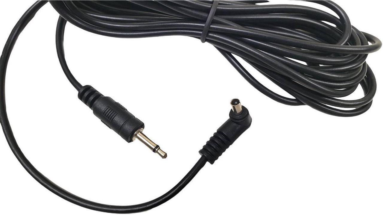 Alt view image 2 of 2 - BAKOD 11.5ft/3.5M 3.5mm Plug to Male Flash PC Sync Cord Cable Studio Light Radio Strobe Trigger Camera Lighting Camera Photography Connector