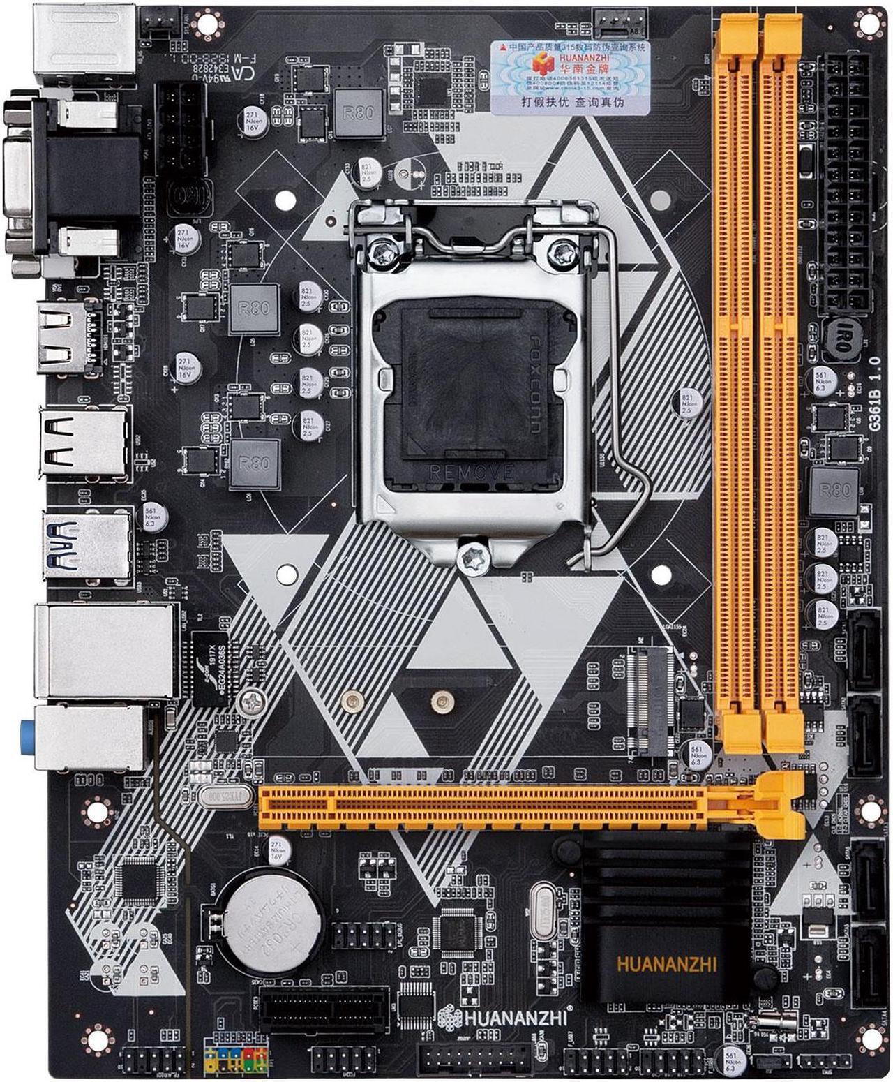 Alt view image 2 of 7 - HUANANZHI B85 Motherboard M-ATX LGA 1150 i3 i5 i7 E3 DDR3 1600MHz 16GB M.2 SATA3 USB3.0 VGA DVI HDMI-Compatible Mainboard