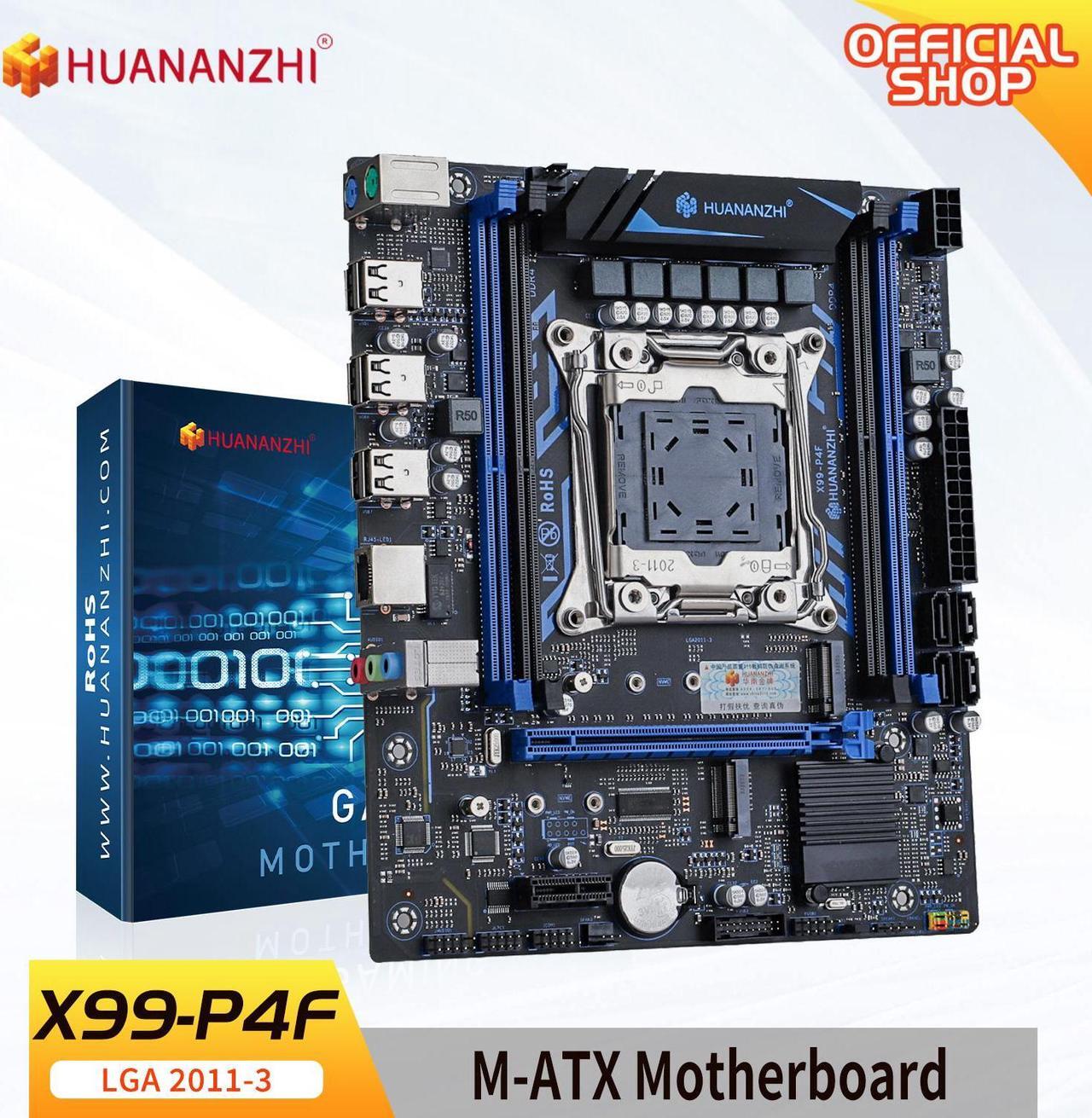 Main image of HUANANZHI X99 P4F LGA 2011-3 X99 Motherboard support E5 V3 V4 All Series DDR4 RECC NON-ECC Memory NVME