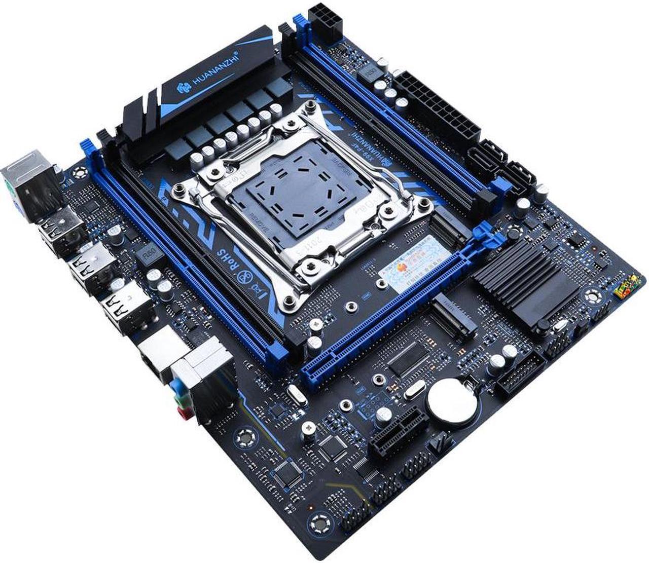 Alt view image 4 of 5 - HUANANZHI X99 P4F LGA 2011-3 X99 Motherboard support E5 V3 V4 All Series DDR4 RECC NON-ECC Memory NVME