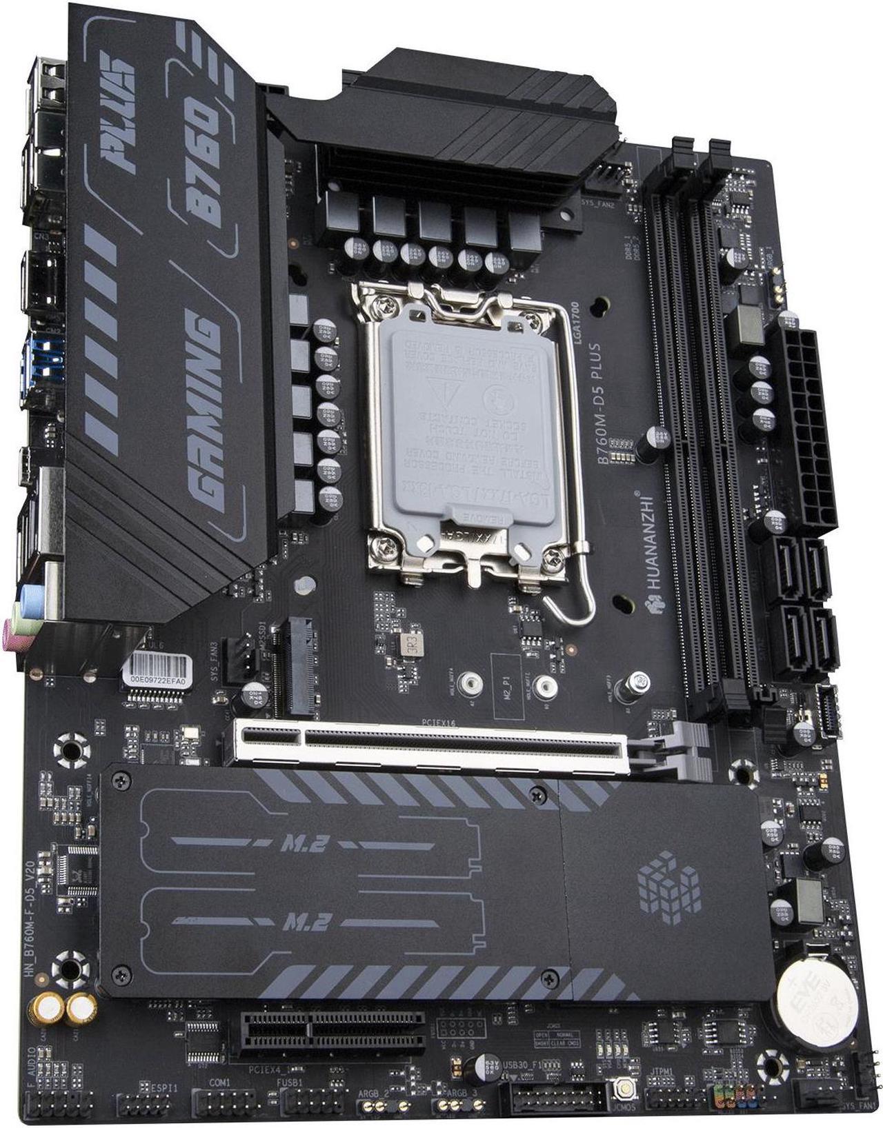 Alt view image 3 of 4 - HUANANZHI B760M D5 DDR4 Motherboard Support 12 13 14 Gen( Intel B760 LGA 1700 CPU 12100F 12400F 12490F 12600F 12700F 13600F)