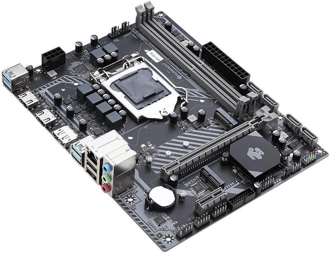 Alt view image 3 of 4 - HUANANZHI H510 HD W M-ATX Motherboard LGA 1200 Support 10 11 generation DDR4 2400 2666 2933M 3200Hz 64G M.2 NVME SATA3.0