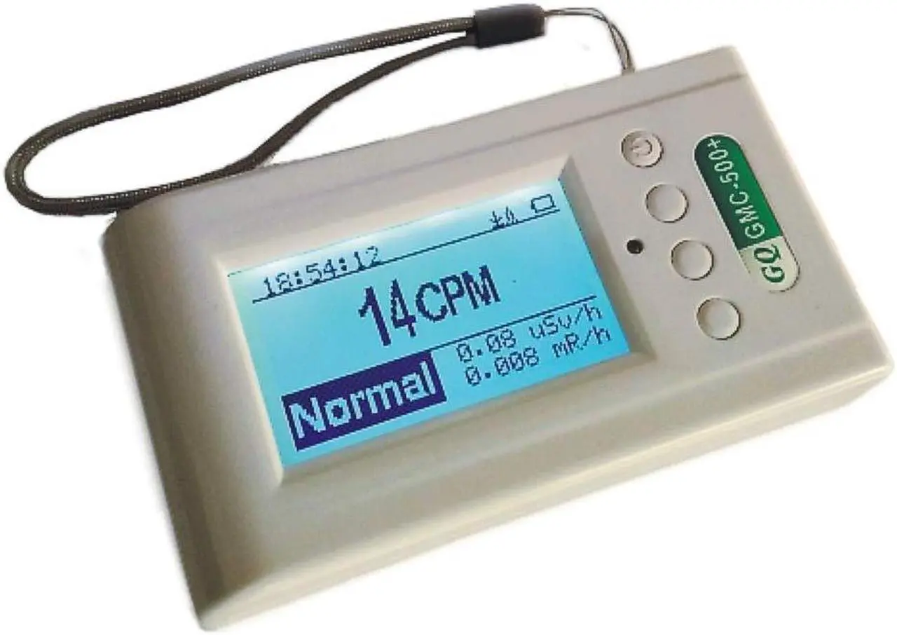 Alt view image 2 of 4 - GQ GMC-500Plus Geiger Counter Nuclear Radiation Detector Dosimeter Dual Tube Data Logging