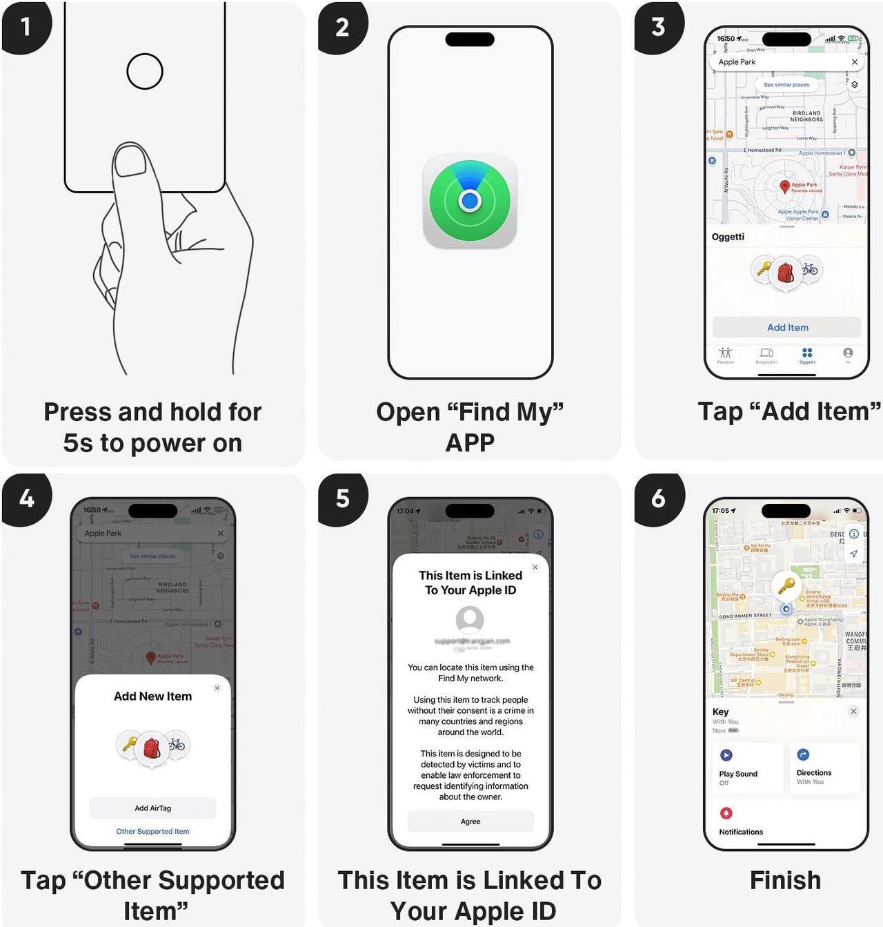 Alt view image 2 of 7 - iVANKY Wallet Tracker Card, Rechargeable Thin Wallet Finder, Works with Apple Find My (iOS Only), Item Finder for Luggage Tags, Passports, Phone, Water Resistant (Android Not Supported)