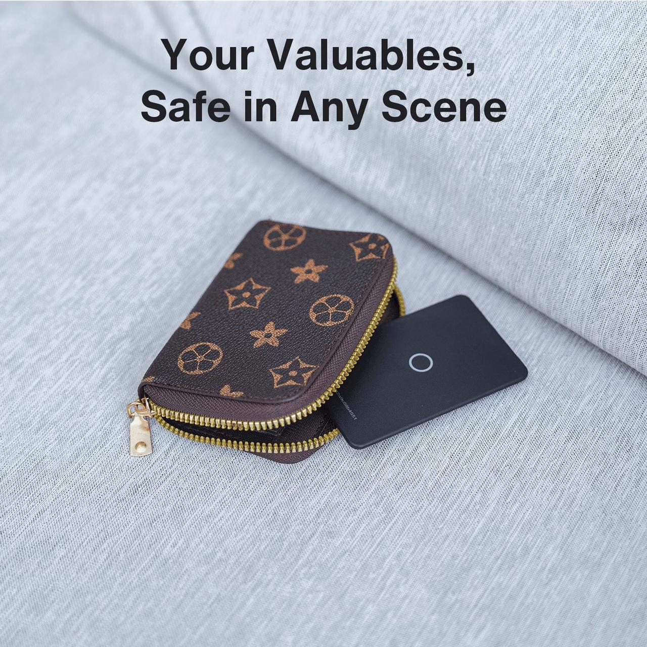 Alt view image 3 of 7 - iVANKY Wallet Tracker Card, Rechargeable Thin Wallet Finder, Works with Apple Find My (iOS Only), Item Finder for Luggage Tags, Passports, Phone, Water Resistant (Android Not Supported)