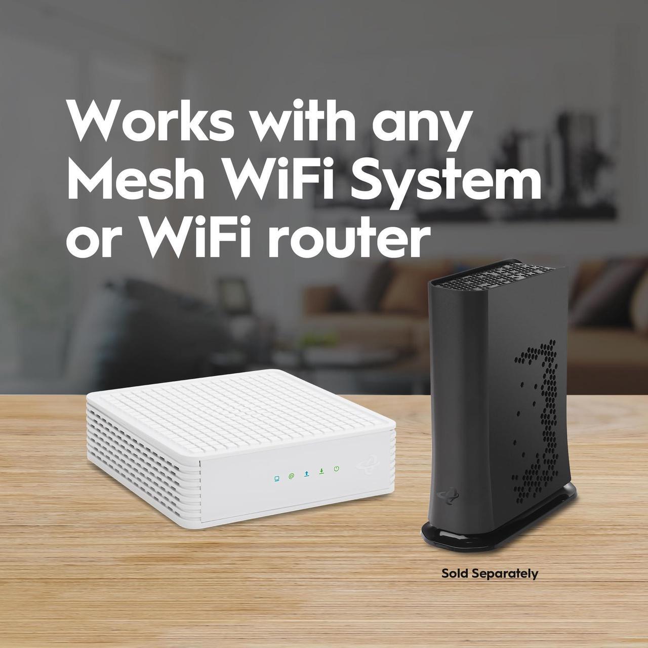 Alt view image 5 of 5 - Hitron CODA DOCSIS 3.1 Modem | Pairs with Any WiFi Router or Mesh WiFi | Certified with Comcast Xfinity, Charter Spectrum, Cox | 10x Faster Than DOCSIS 3.0 | Cable Modem with 2X 1 Gbps Ethernet Ports