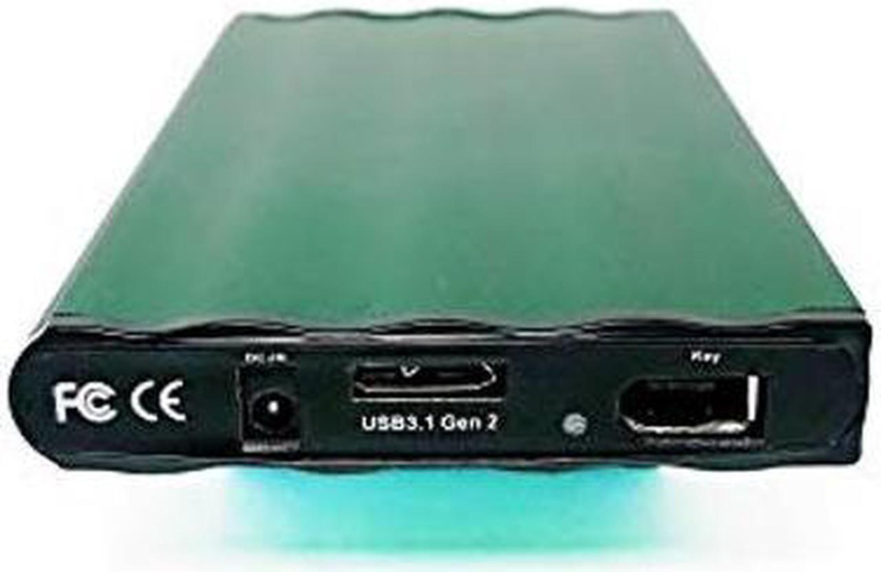Alt view image 2 of 3 - DSE-500SDG2A 500GB SSD USB A 3.2 Gen 2 CipherShield FIPS 140-2 256-bit AES HIPAA Hardware Encrypted External Portable Slim Drive