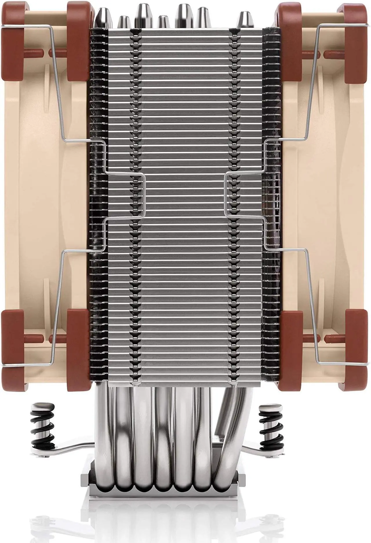 Alt view image 4 of 5 - Noctua NH-U12A CPU Cooler with NA-HC8 chromax.White heatsink Cover