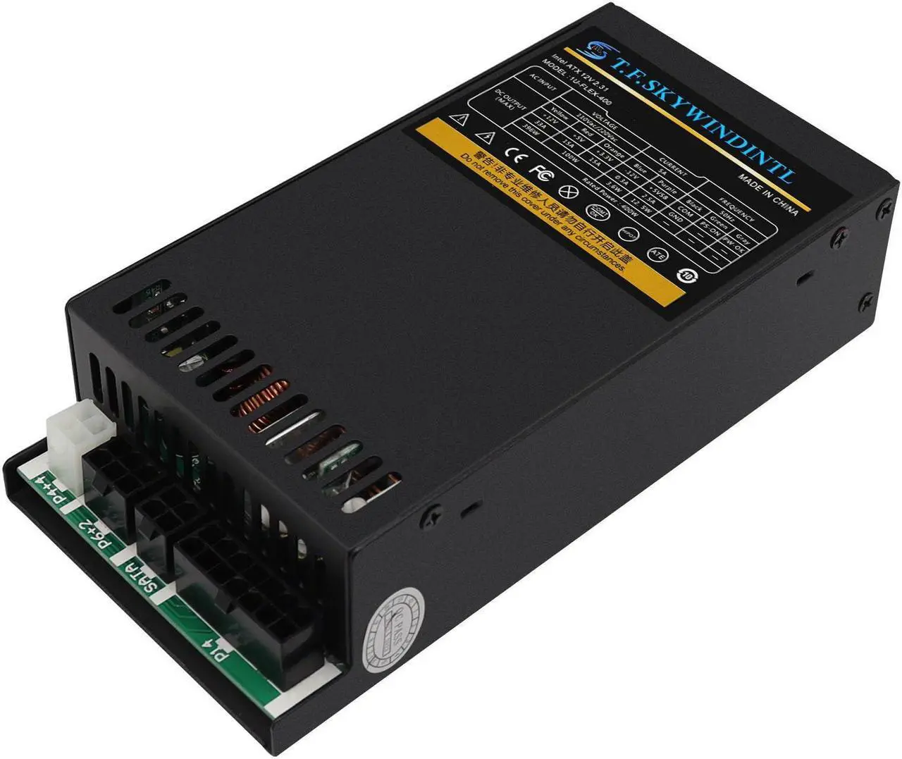 Alt view image 4 of 5 - 400W Power Supply Flex ATX Fully Modular PSU Full Voltage 90V-264V Computer Supplies for Gaming Server Desktop