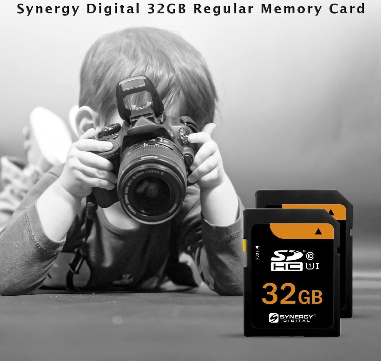 Alt view image 3 of 5 - Synergy Digital 32GB, SDHC UHS-I Memory Cards - Class 10, U1, 100MB/s, 300 Series - Pack of 10