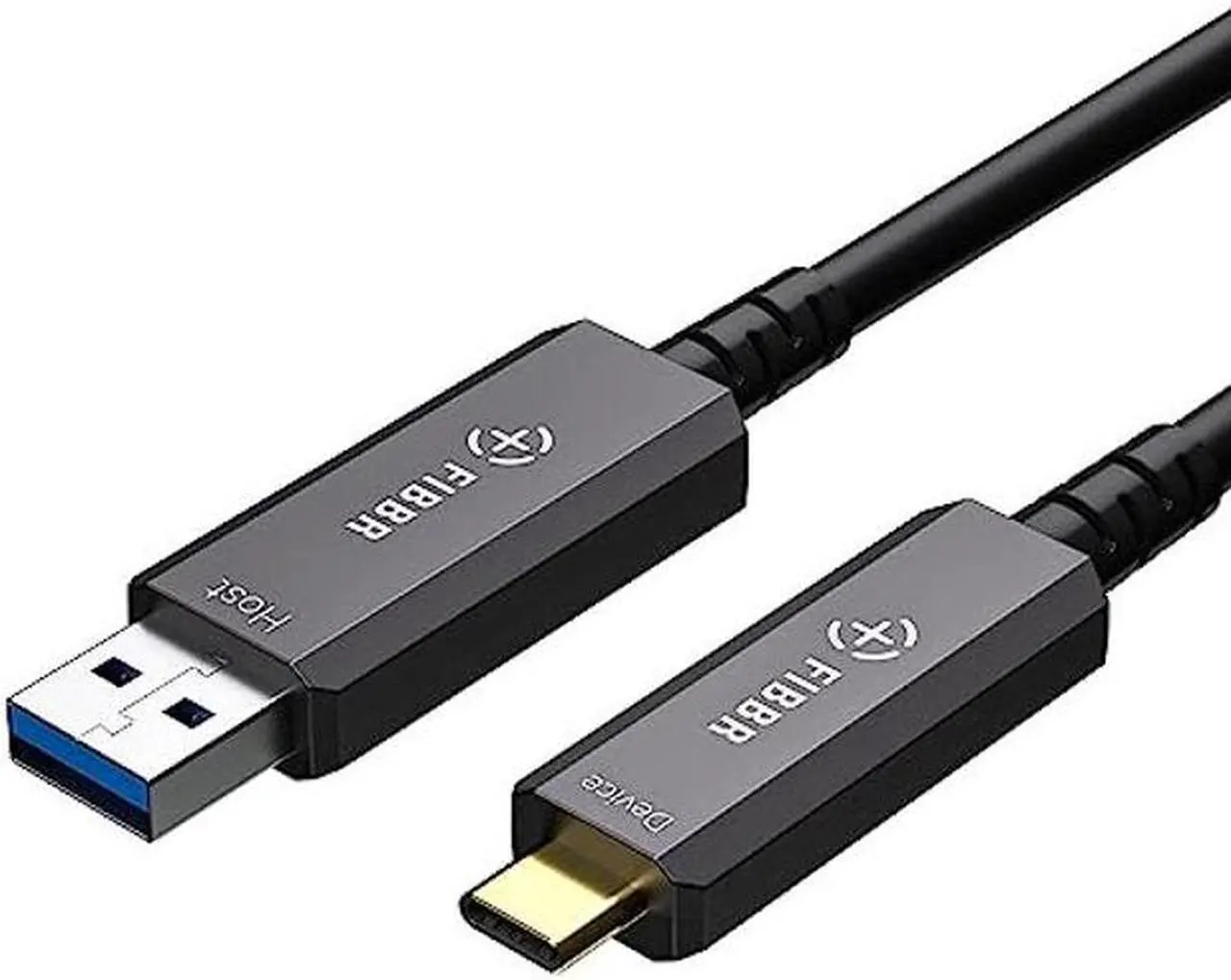 Main image of FIBBR Fiber Optic USB3.2 Cable(16.5ft), 10Gpbs USB A to USB C Cable for Webcams, VR/AR,Projectors,Displays and More