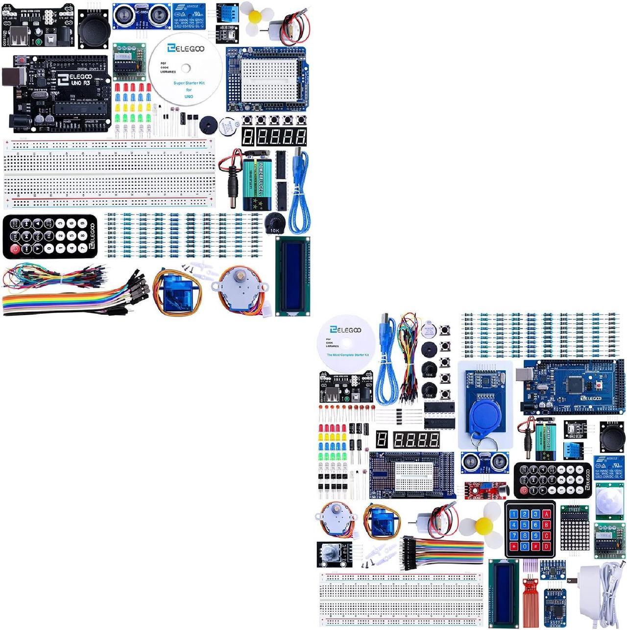 Main image of ELEGOO UNO Project Super Starter Kit & ELEGOO Mega R3 Project The Most Complete Ultimate Starter Kit