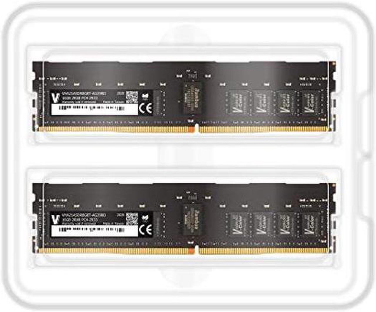 Alt view image 2 of 5 - v-Color DDR4 32GB (2 x 16GB) Hynix IC 2933MHz(PC3-23400) R-DIMM for Apple Mac Pro 2019 ECC Registered DIMM Dual Rank 2Rx8 1.2V CL21 Server Memory Ram Module Upgrade (VHA21ASDR8G8T-AG29RD)