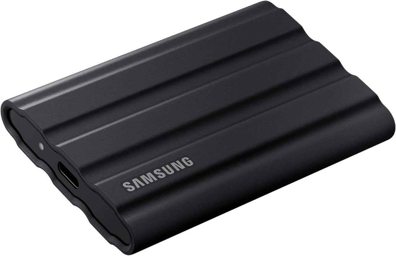 Alt view image 4 of 4 - Samsung Portable SSD T7 Shield, 1TB, USB 3.2 Gen.2, 1050MB/s Read, 1000MB/s Write, Robust External Hard Drive Outdoor for Mac, PC and Smartphone, Black, MU-PE1T0S/EU