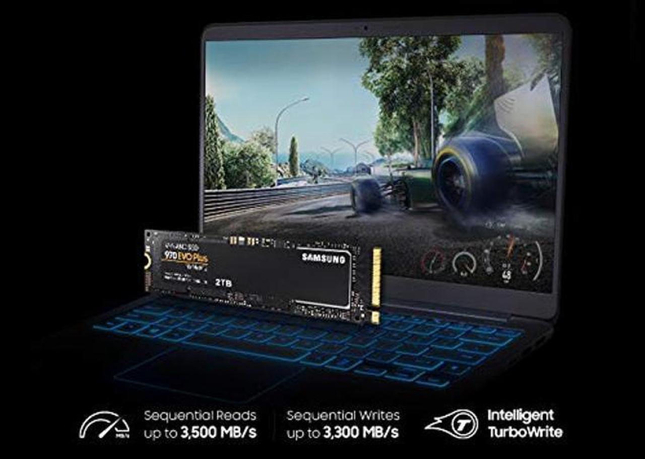 Alt view image 3 of 5 - Samsung 970 EVO Plus SSD 1TB NVMe M.2 Internal Solid State Hard Drive, V-NAND Technology, Storage and Memory Expansion for Gaming, Graphics w/Heat Control, Max Speed, MZ-V7S1T0B/AM