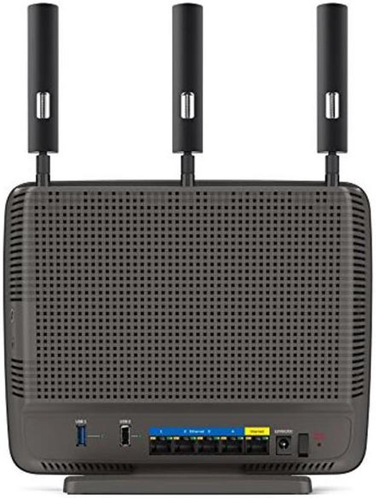 Alt view image 4 of 4 - Linksys AC3200 Tri-Band Smart Wi-Fi Router with Gigabit and USB, Designed for Device-Heavy Homes, Smart Wi-Fi App Enabled to Control Your Network from Anywhere (EA9200)
