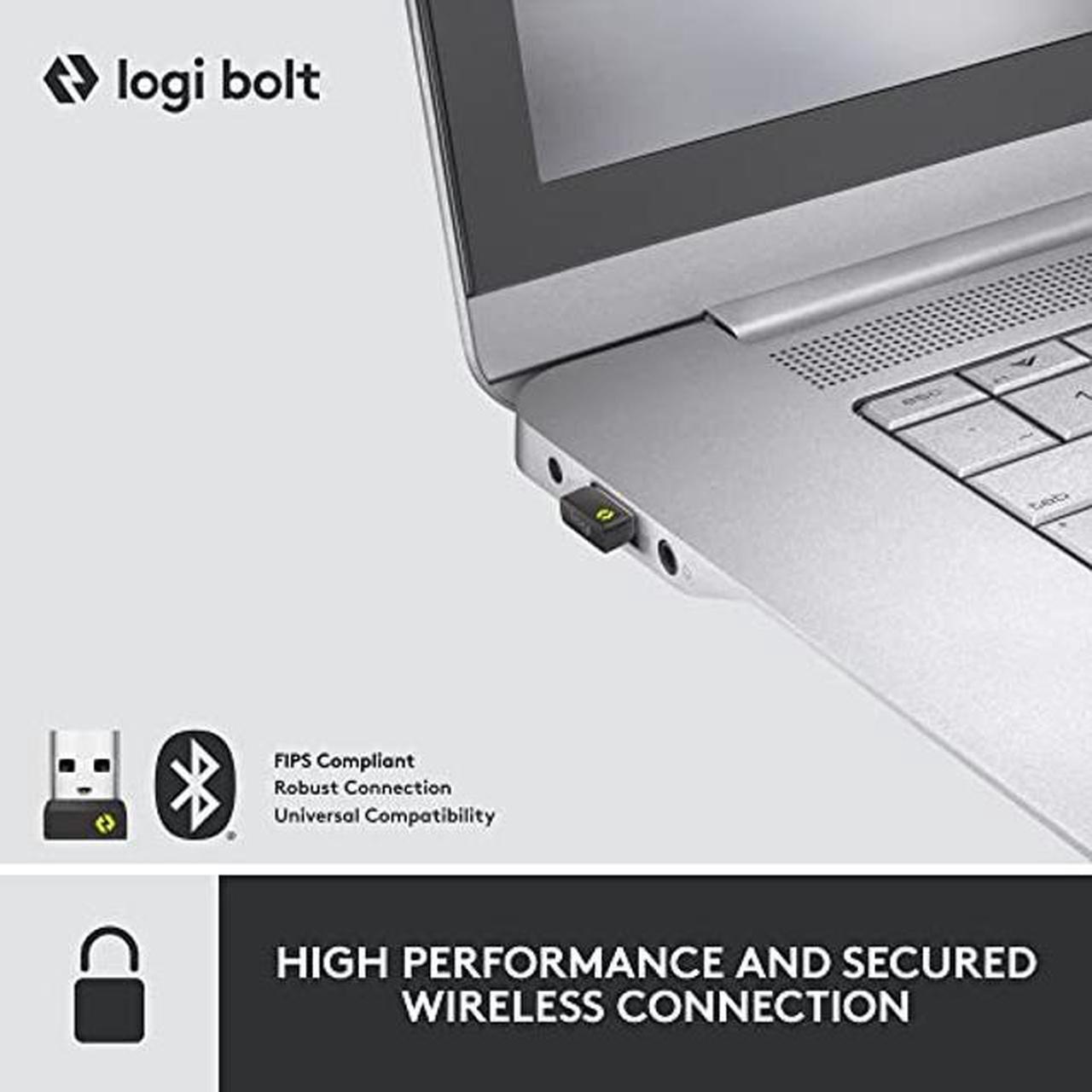 Alt view image 2 of 5 - Logitech MX Keys Mini Combo for Business , Compact, Wireless Keyboard & Mouse, Logi Bolt Technology, Bluetooth, Certified Windows/Mac/Chrome/Linux - Graphite