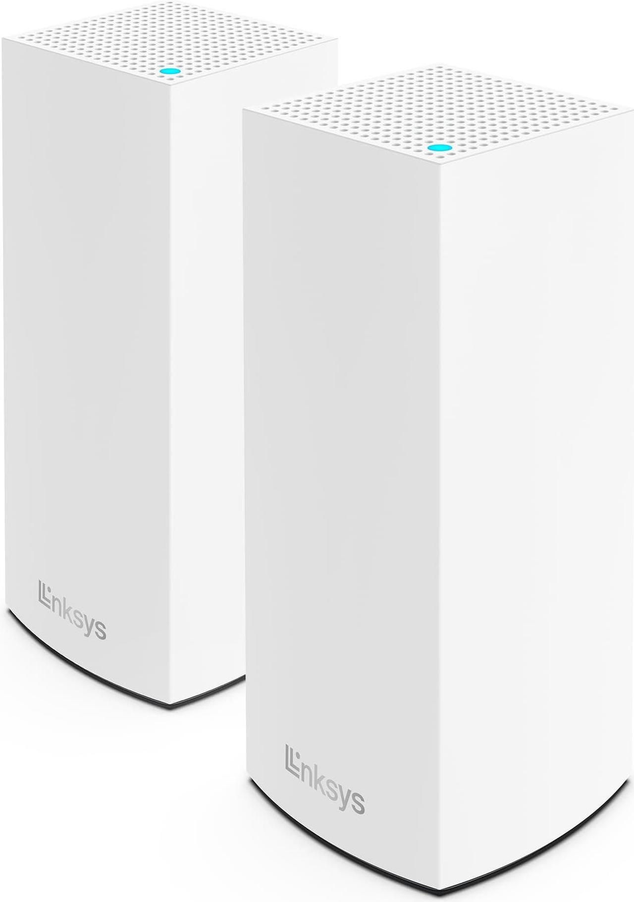 Main image of Linksys Atlas Pro 6 WiFi Router - AX5400 WiFi 6 Router - Dual-Band Mesh Wifi System - WiFi 6 Mesh Routers for Wireless Internet - Connect 60+ Devices, 5,400 sq ft, MX5502 2-Pk