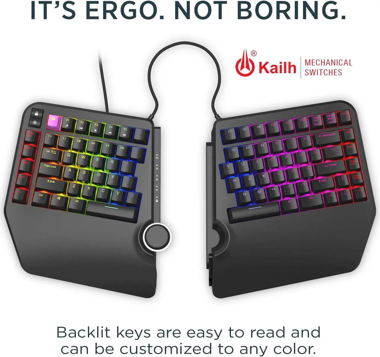 Cloud Nine ErgoTKL Mechanical Keyboard - Thumbnail 2